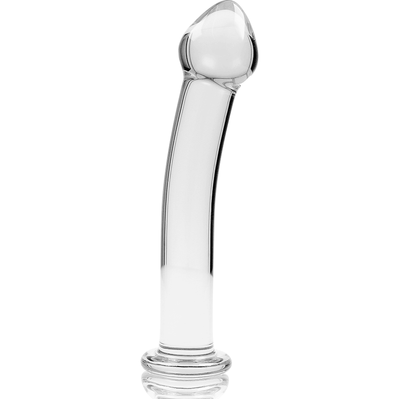 NEBULA SERIES BY IBIZA - MODELO 11 DILDO CRISTAL BOROSILICATO TRANSPARENTE 16 CM -O- 3 CM - Sensuana.es