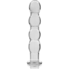 NEBULA SERIES BY IBIZA - MODELO 10 DILDO CRISTAL BOROSILICATO TRANSPARENTE 16.5 CM -O- 3.5 CM - Sensuana.es