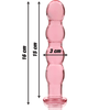 NEBULA SERIES BY IBIZA - MODELO 10 DILDO CRISTAL BOROSILICATO TRANSPARENTE 16.5 CM -O- 3.5 CM - Sensuana.es