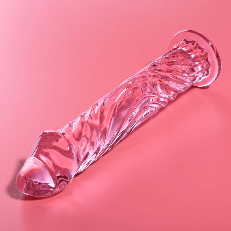 NEBULA SERIES BY IBIZA - MODELO 12 DILDO CRISTAL BOROSILICATO TRANSPARENTE 17 CM -O- 3.5 CM - Sensuana.es