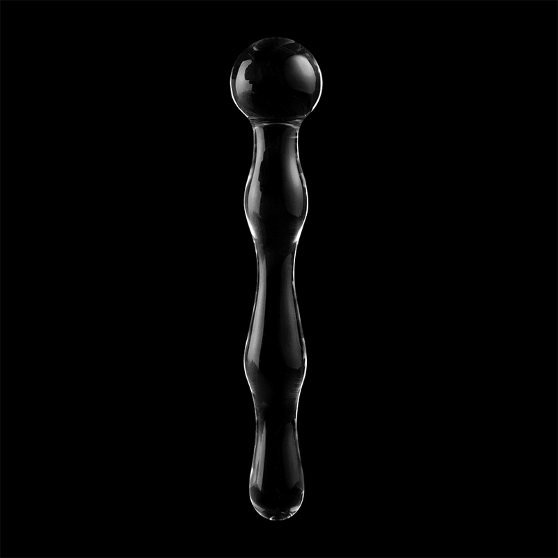 NEBULA SERIES BY IBIZA - MODELO 13 DILDO CRISTAL BOROSILICATO TRANSPARENTE 18 CM -O- 3.5 CM - Sensuana.es