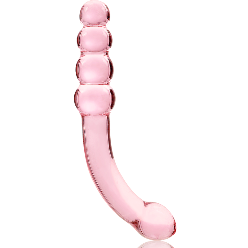 NEBULA SERIES BY IBIZA - MODELO 14 DILDO CRISTAL BOROSILICATO TRANSPARENTE 18.5 CM -O- 3 CM - Sensuana.es