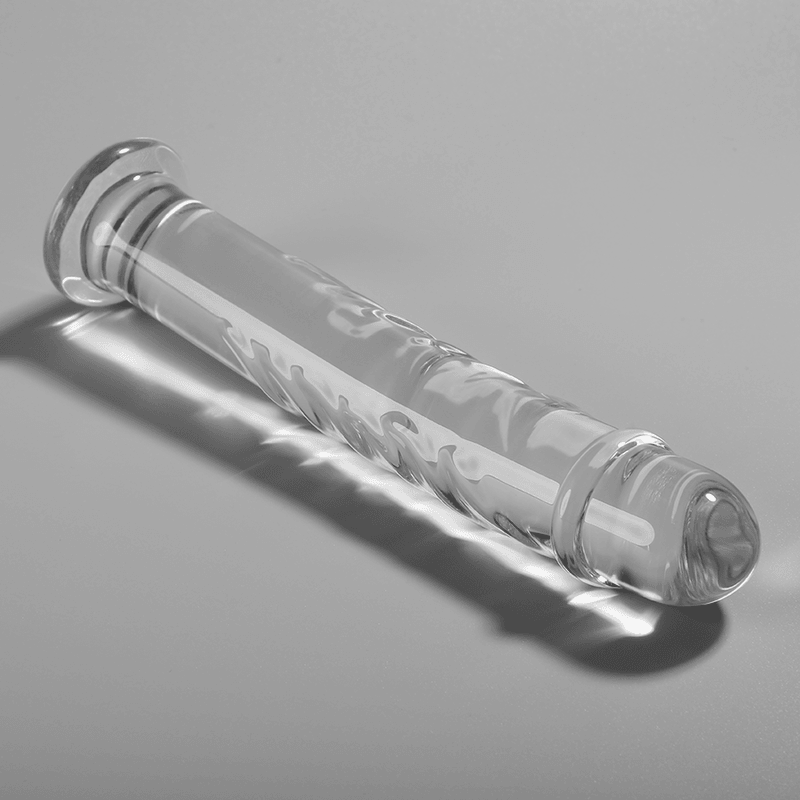 NEBULA SERIES BY IBIZA - MODELO 16 DILDO CRISTAL BOROSILICATO TRANSPARENTE 18.5 CM -O- 3 CM - Sensuana.es