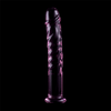 NEBULA SERIES BY IBIZA - MODELO 16 DILDO CRISTAL BOROSILICATO TRANSPARENTE 18.5 CM -O- 3 CM - Sensuana.es