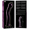 NEBULA SERIES BY IBIZA - MODELO 18 DILDO CRISTAL BOROSILICATO TRANSPARENTE 18.5 CM -O- 3.5 CM - Sensuana.es