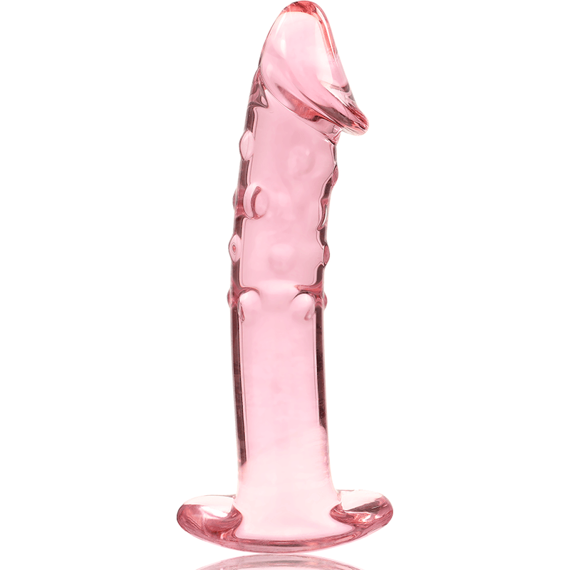 NEBULA SERIES BY IBIZA - MODELO 19 DILDO CRISTAL BOROSILICATO TRANSPARENTE 18.5 CM -O- 4 CM - Sensuana.es