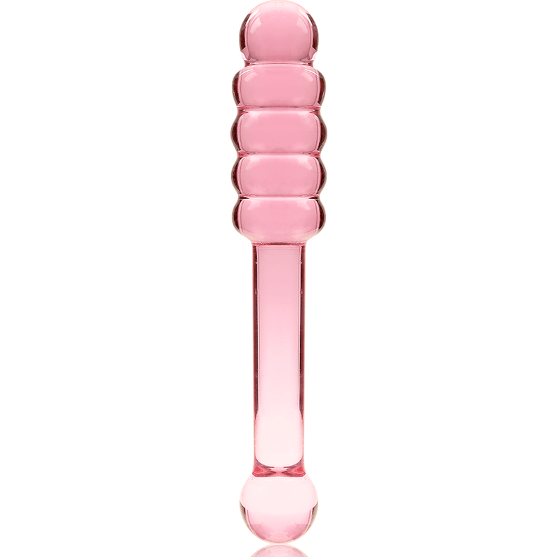 NEBULA SERIES BY IBIZA - MODELO 20 DILDO CRISTAL BOROSILICATO TRANSPARENTE 20.5 CM -O- 3 CM - Sensuana.es