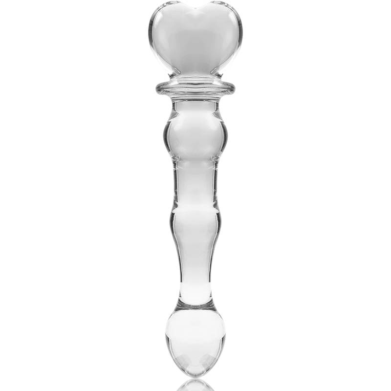 NEBULA SERIES BY IBIZA - MODELO 21 DILDO CRISTAL BOROSILICATO TRANSPARENTE 20.5 CM -O- 3.5 CM - Sensuana.es