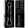 NEBULA SERIES BY IBIZA - MODELO 21 DILDO CRISTAL BOROSILICATO TRANSPARENTE 20.5 CM -O- 3.5 CM - Sensuana.es