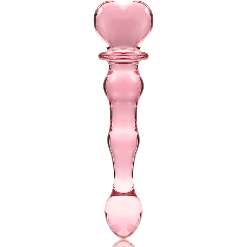 NEBULA SERIES BY IBIZA - MODELO 21 DILDO CRISTAL BOROSILICATO TRANSPARENTE 20.5 CM -O- 3.5 CM - Sensuana.es