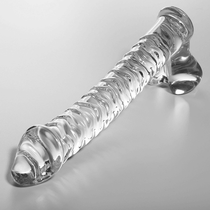 NEBULA SERIES BY IBIZA - MODELO 23 DILDO CRISTAL BOROSILICATO TRANSPARENTE 21.5 CM -O- 4 CM - Sensuana.es