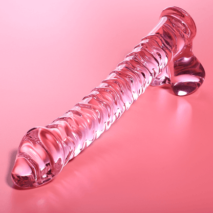 NEBULA SERIES BY IBIZA - MODELO 23 DILDO CRISTAL BOROSILICATO TRANSPARENTE 21.5 CM -O- 4 CM - Sensuana.es