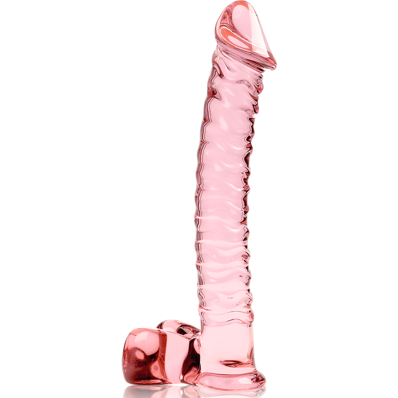 NEBULA SERIES BY IBIZA - MODELO 23 DILDO CRISTAL BOROSILICATO TRANSPARENTE 21.5 CM -O- 4 CM - Sensuana.es