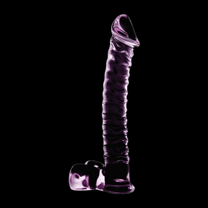 NEBULA SERIES BY IBIZA - MODELO 23 DILDO CRISTAL BOROSILICATO TRANSPARENTE 21.5 CM -O- 4 CM - Sensuana.es