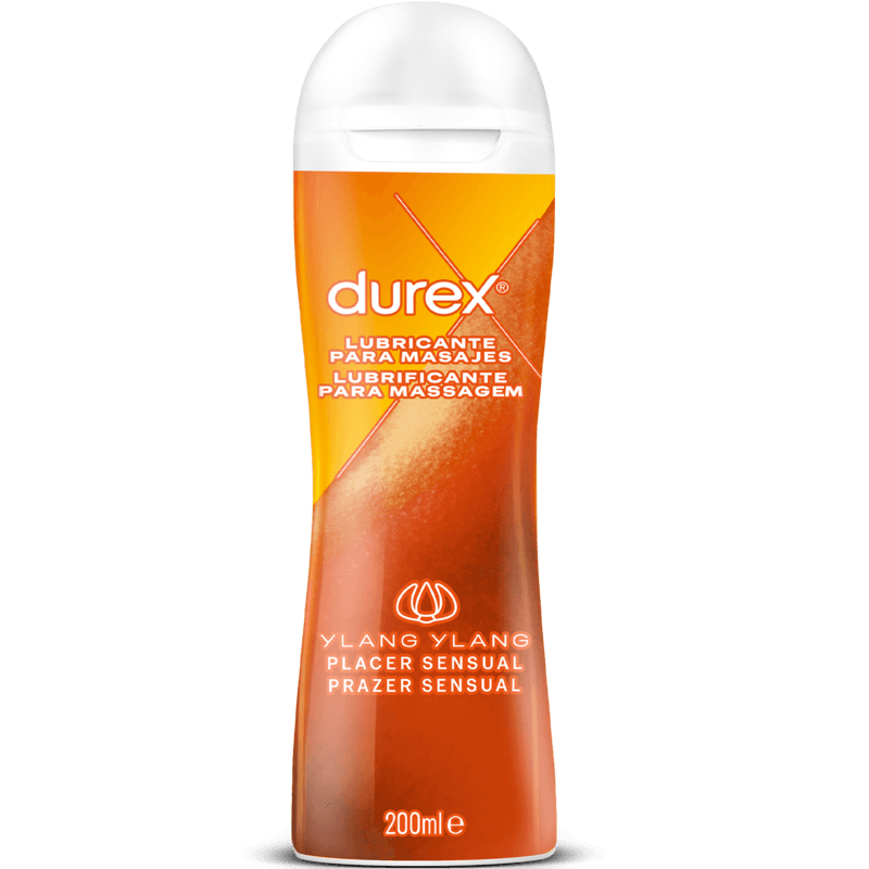 DUREX - MASAJE 2 EN 1 SENSUAL YLANG YLANG 200 ML - Sensuana.es