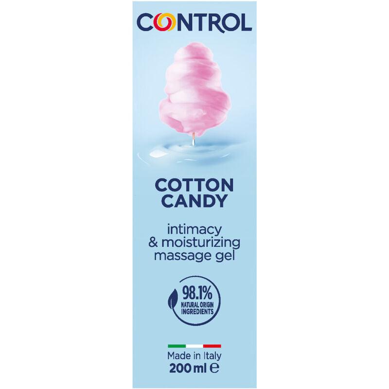 CONTROL - MASAJE GEL 3 EN 1 ALGODÓN DE AZÚCAR 200 ML - Sensuana.es