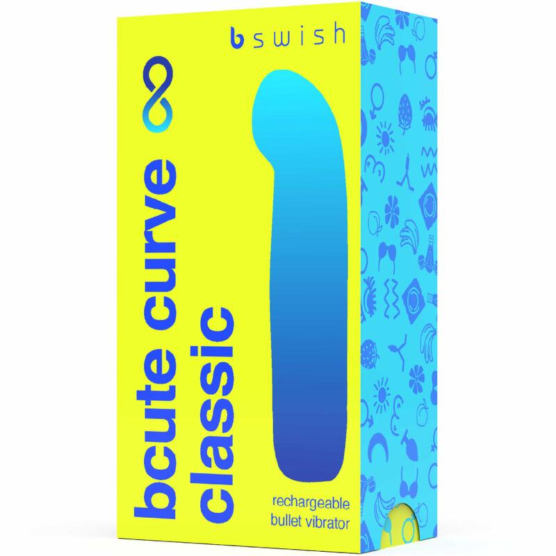 B SWISH - BCUTE CURVE INFINITE CLASSIC VIBRADOR RECARGABLE SILICONA AMARILLO - Sensuana.es