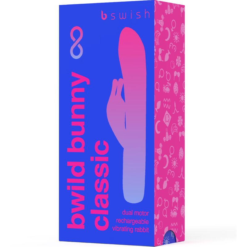 B SWISH - BWILD BUNNY INFINITE CLASSIC VIBRADOR RECARGABLE SILICONA AZUL - Sensuana.es