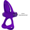 PRETTY LOVE - ANILLO VIBRADOR 10 VIBRACIONES SILICONA VIOLETA - Sensuana.es