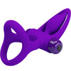 PRETTY LOVE - ANILLO VIBRADOR 10 VIBRACIONES SILICONA VIOLETA - Sensuana.es