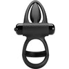 PRETTY LOVE - ANILLO VIBRADOR 10 VIBRACIONES SILICONA NEGRO - Sensuana.es