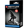 PRETTY LOVE - ANILLO VIBRADOR 10 VIBRACIONES SILICONA NEGRO - Sensuana.es