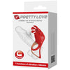 PRETTY LOVE - RUBEN ANILLO VIBRADOR 7 VIBRACIONES SILICONA ROJO - Sensuana.es