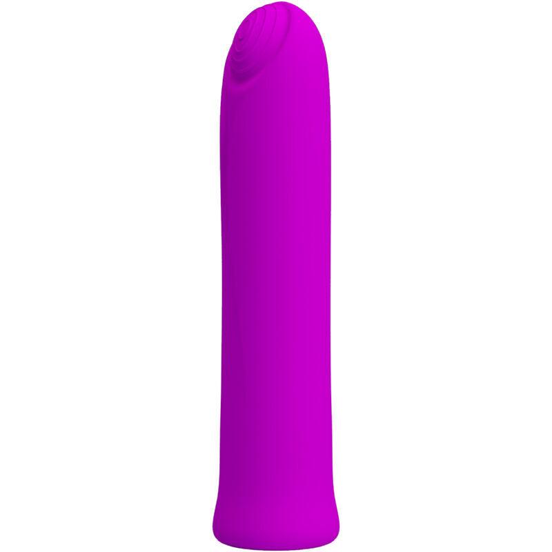 PRETTY LOVE - CURTIS MINI VIBRADOR SUPER POWER 12 VIBRACIONES SILICONA VIOLETA - Sensuana.es