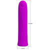 PRETTY LOVE - CURTIS MINI VIBRADOR SUPER POWER 12 VIBRACIONES SILICONA VIOLETA - Sensuana.es