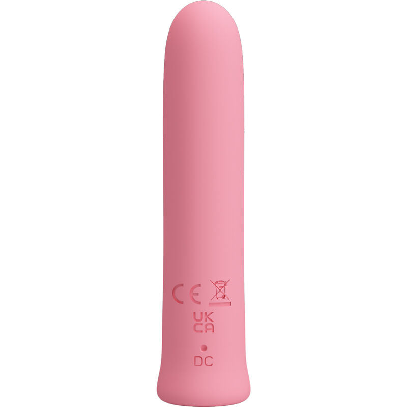 PRETTY LOVE - CURTIS MINI VIBRADOR SUPER POWER 12 VIBRACIONES SILICONA ROSA - Sensuana.es