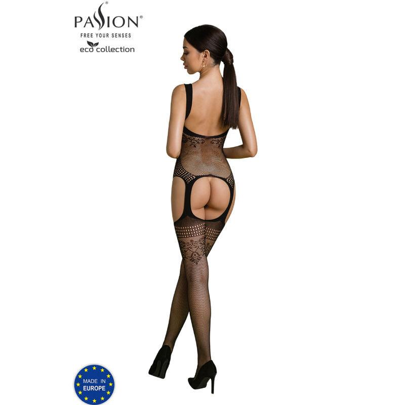 PASSION - ECO COLLECTION BODYSTOCKING ECO BS008 NEGRO - Sensuana.es