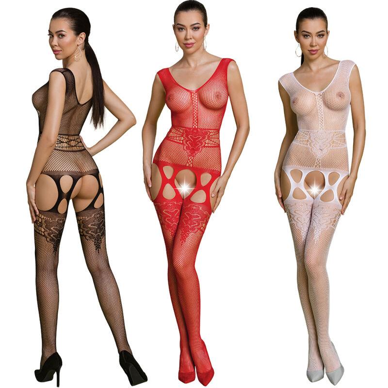 PASSION - ECO COLLECTION BODYSTOCKING ECO BS014 NEGRO - Sensuana.es