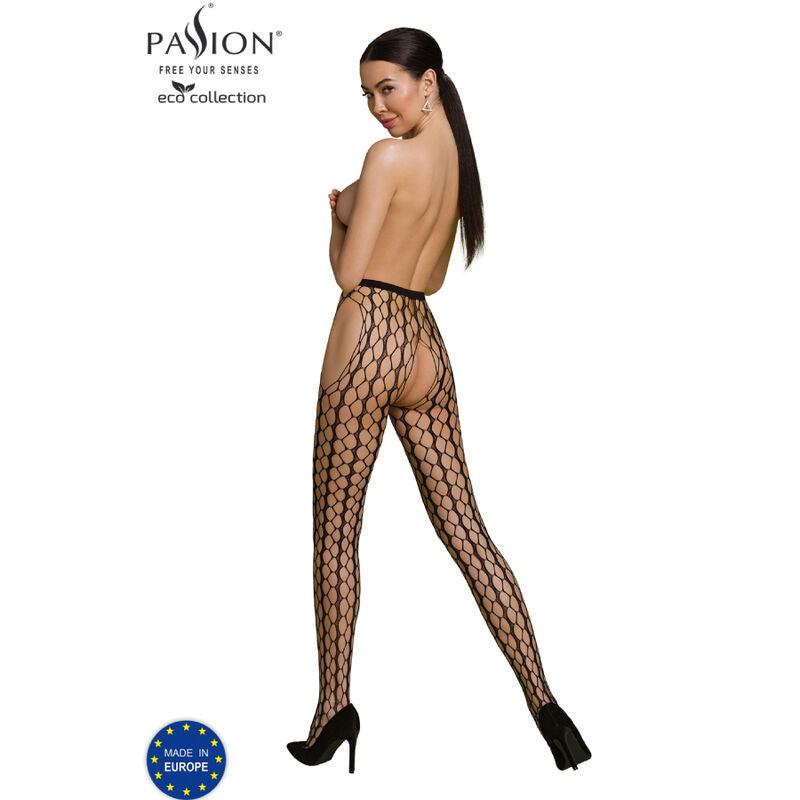 PASSION - ECO COLLECTION BODYSTOCKING ECO S007 NEGRO - Sensuana.es