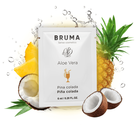 BRUMA - GEL DESLIZANTE CON ALOE VERA SABOR A PIÑA COLADA 6 ML - Sensuana.es