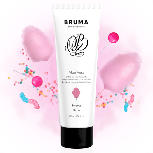 BRUMA - GEL DESLIZANTE CON ALOE VERA SABOR A NUBE 100 ML - Sensuana.es