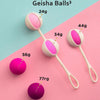 G-VIBE - SET 5 GEISHA BALLS3 ROSA - Sensuana.es