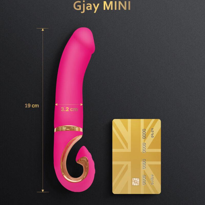 G-VIBE - GJAY MINI VIBRADOR SILICIONA ROSA - Sensuana.es