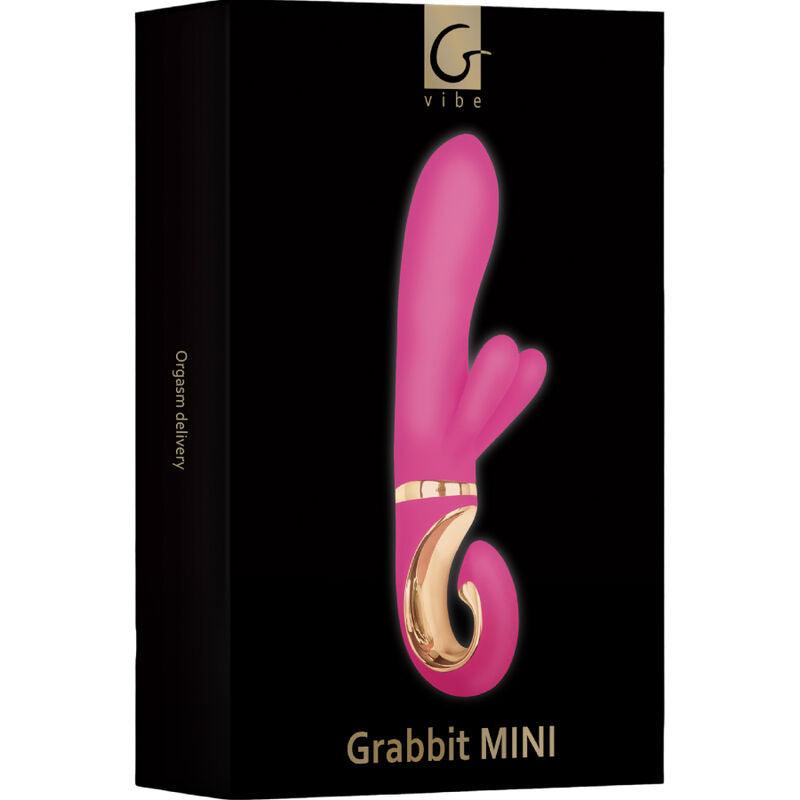 G-VIBE - GRABBIT MINI VIBRADOR SILICIONA ROSA - Sensuana.es