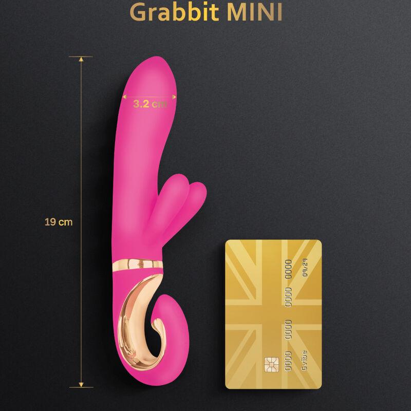 G-VIBE - GRABBIT MINI VIBRADOR SILICIONA ROSA - Sensuana.es