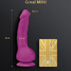 G-VIBE - GREAL MINI DILDO VIBRADOR SILICIONA FUCSIA - Sensuana.es