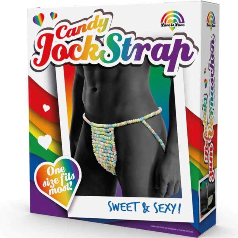 SPENCER & FLEETWOOD - TANGA CARAMELOS ARCOIRIS CANDY JOCKSTRAP - Sensuana.es