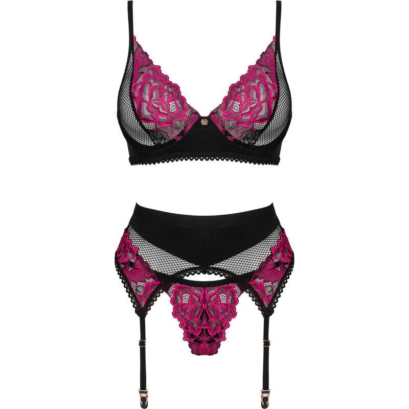 OBSESSIVE - ROSENTY SET TRES PIEZAS XS/S - Sensuana.es