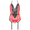 PASSION - PEONIA CORSET EROTIC LINE ROJO S/M - Sensuana.es