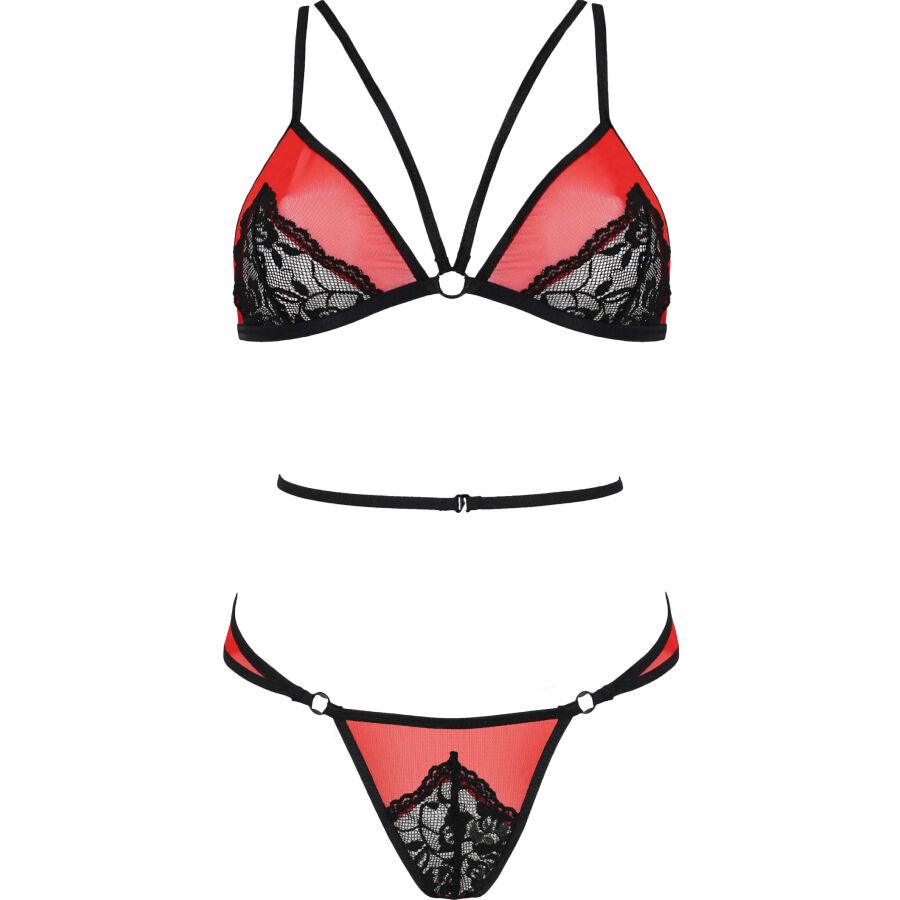 PASSION - PEONIA SET EROTIC LINE ROJO S/M - Sensuana.es