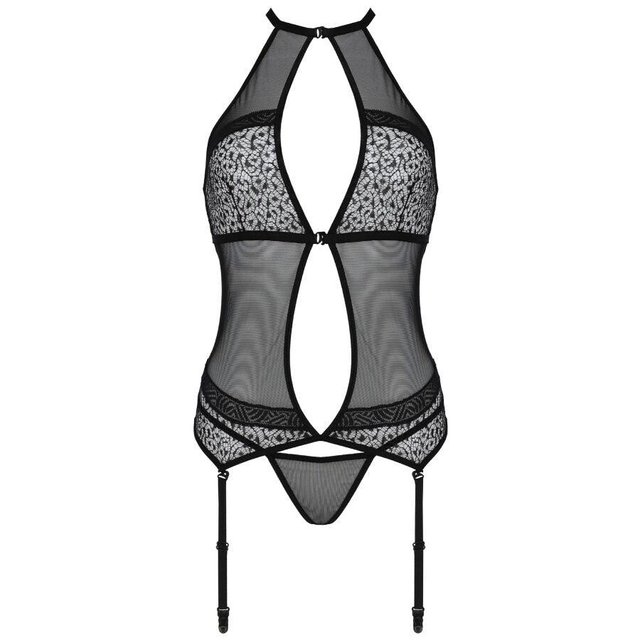 PASSION - SATARA CORSET EROTIC LINE NEGRO S/M - Sensuana.es