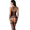 PASSION - BS095 BODYSTOCKING NEGRO TALLA UNICA - Sensuana.es