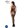 PASSION - BS095 BODYSTOCKING NEGRO TALLA UNICA - Sensuana.es