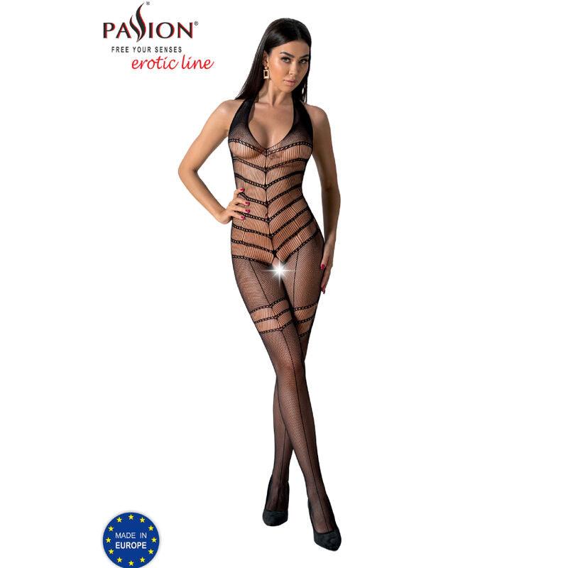 PASSION - BS100 BODYSTOCKING NEGRO TALLA UNICA - Sensuana.es