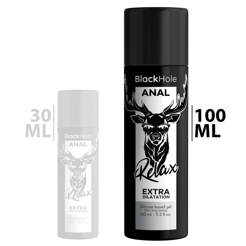 BLACK HOLE - BASE SILICONA CONCENTRADA DILATACION ANAL 100 ML - Sensuana.es