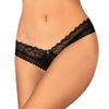 OBSESSIVE - MEDILLA TANGA CROTCHLESS XS/S - Sensuana.es